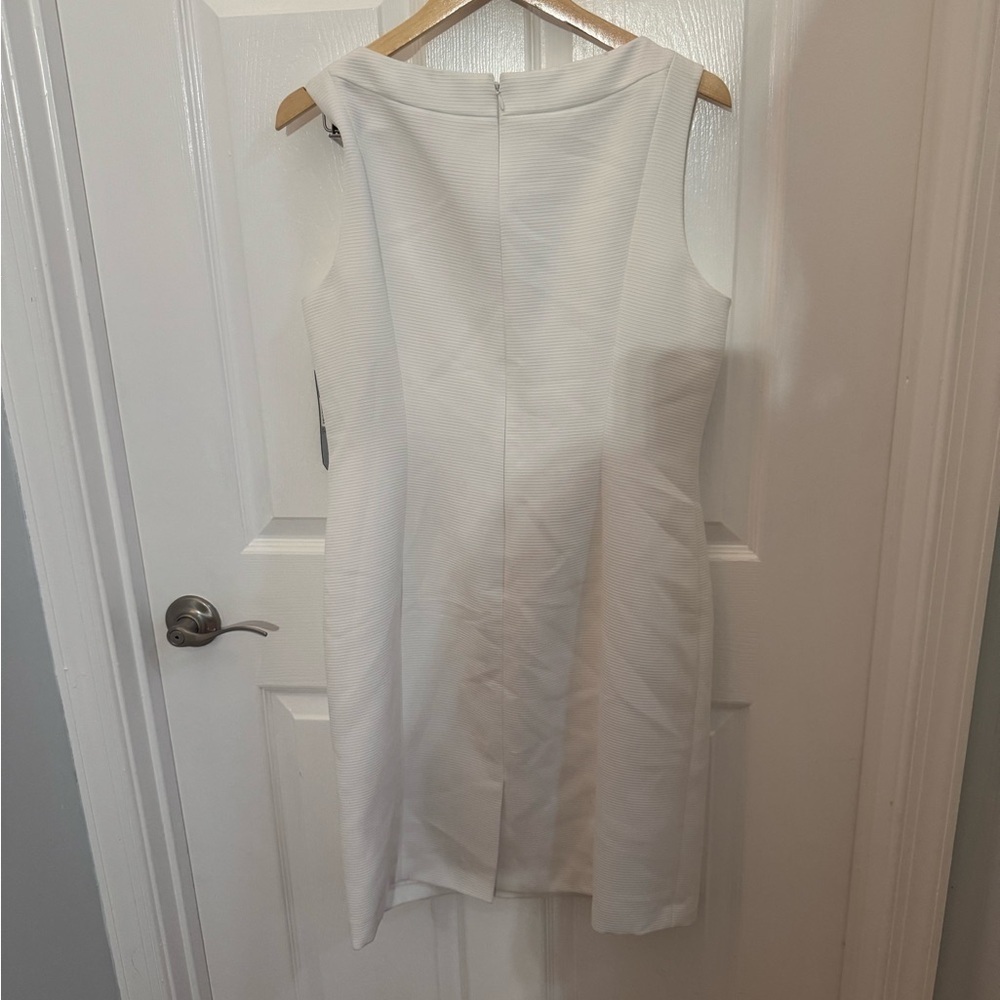 Tahari Ivory Sleeveless Mini Dress - Picture 3 of 6